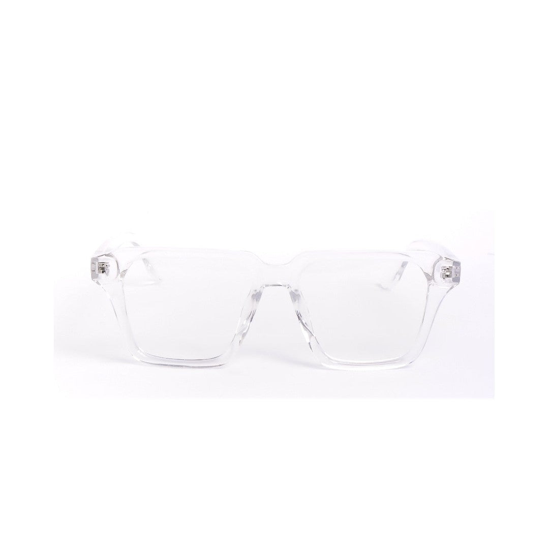 Gafas de sol DUBL Blue light de Solivo en color cristal, con diseño moderno y lentes polarizados, ideales para protección UV400 y estilo en cualquier ocasión.