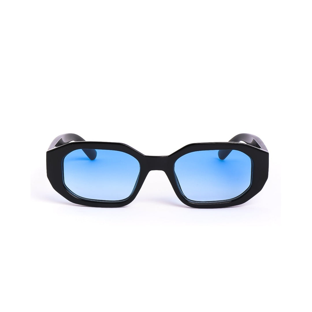 Lentes de sol JAE de Solivo con diseño moderno y elegantes lentes azules, ideales para realzar tu estilo y proteger tus ojos del sol.