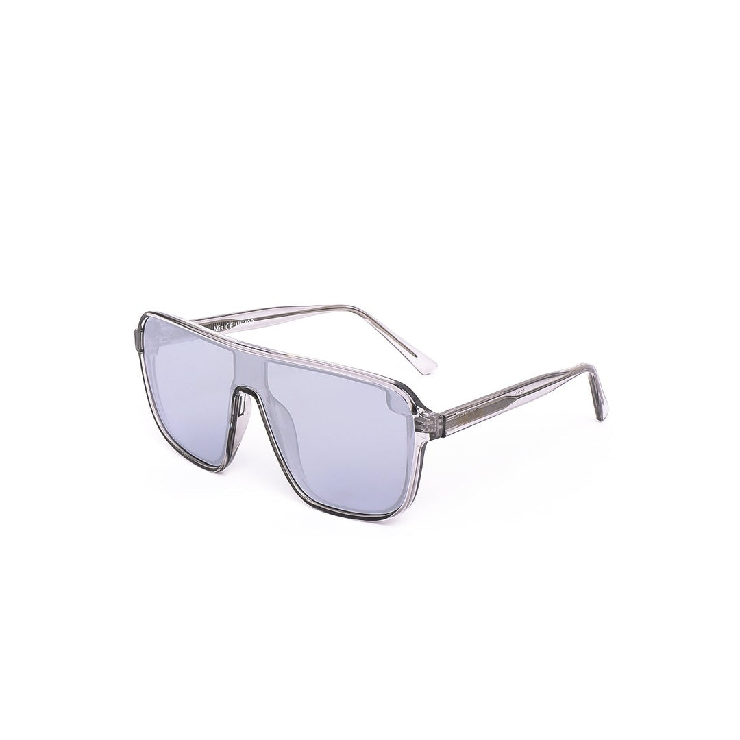 Vista lateral de los lentes de sol MIA de Solivo, resaltando su diseño ergonómico y lentes polarizados, ideales para protección UV400 y estilo contemporáneo.