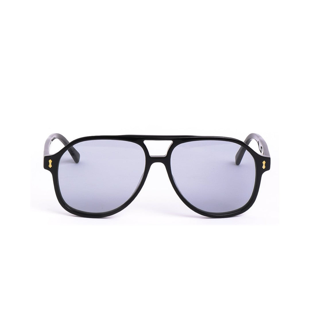 Lentes de sol Sol - Negro Lila de Solivo, con diseño elegante, lentes oscuros y montura negra, perfectos para combinar estilo y protección contra los rayos solares.