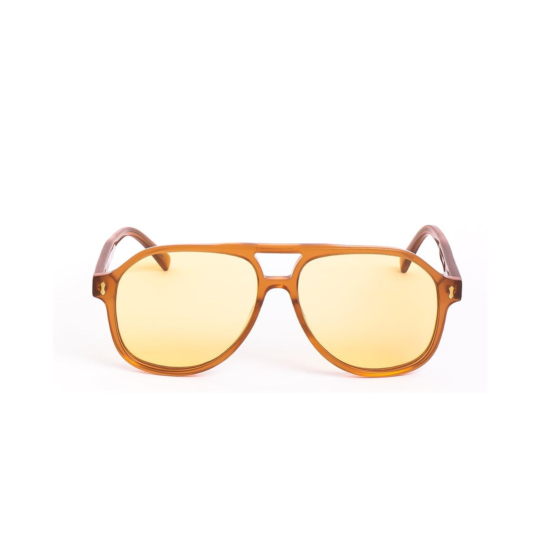 Lentes de sol Sol - Naranja de Solivo, elegantes y con cristales polarizados, perfectos para destacar bajo el sol.
