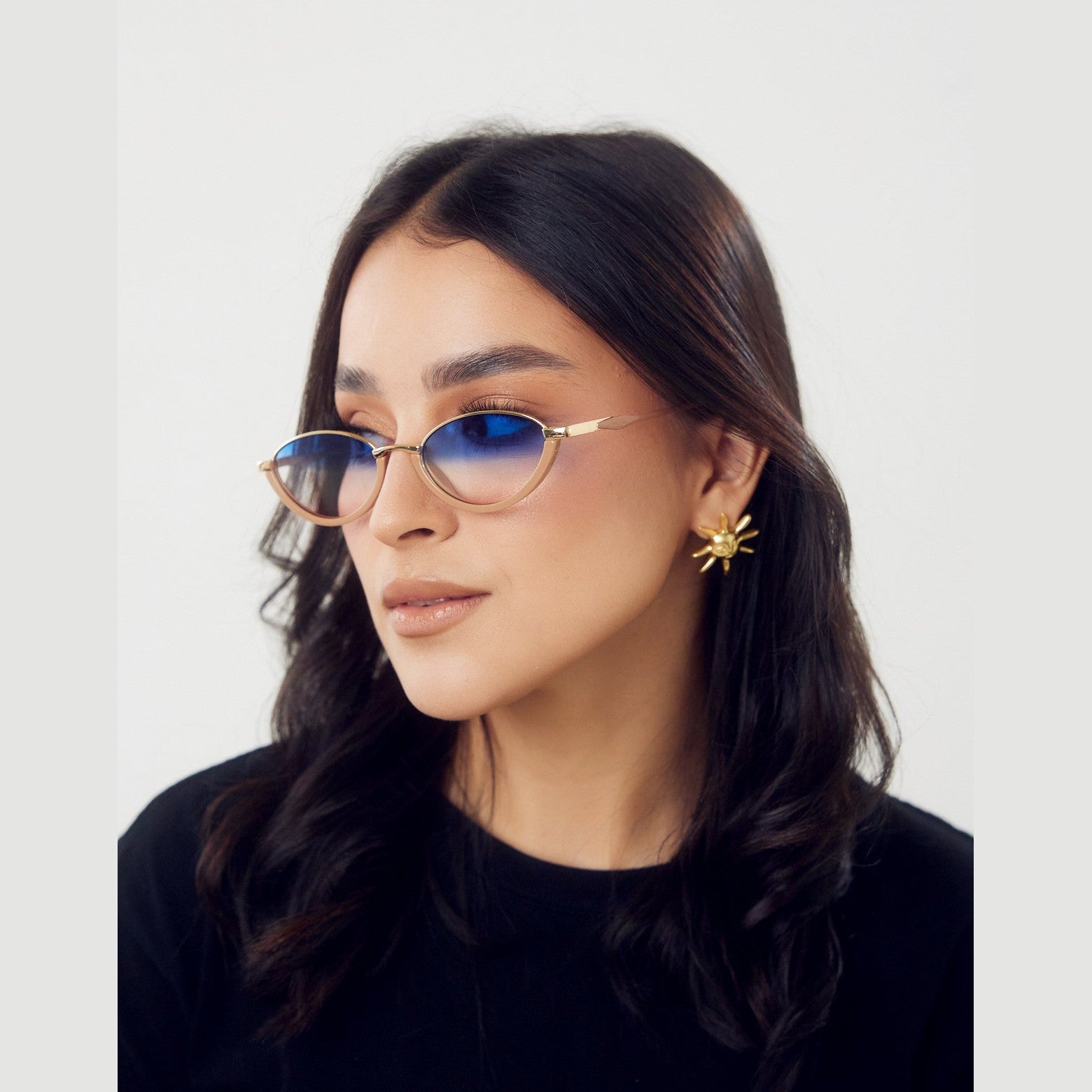 Lentes de sol TORO - Café tricolor de Solivo, ideales para combinar moda y funcionalidad con protección UV400.