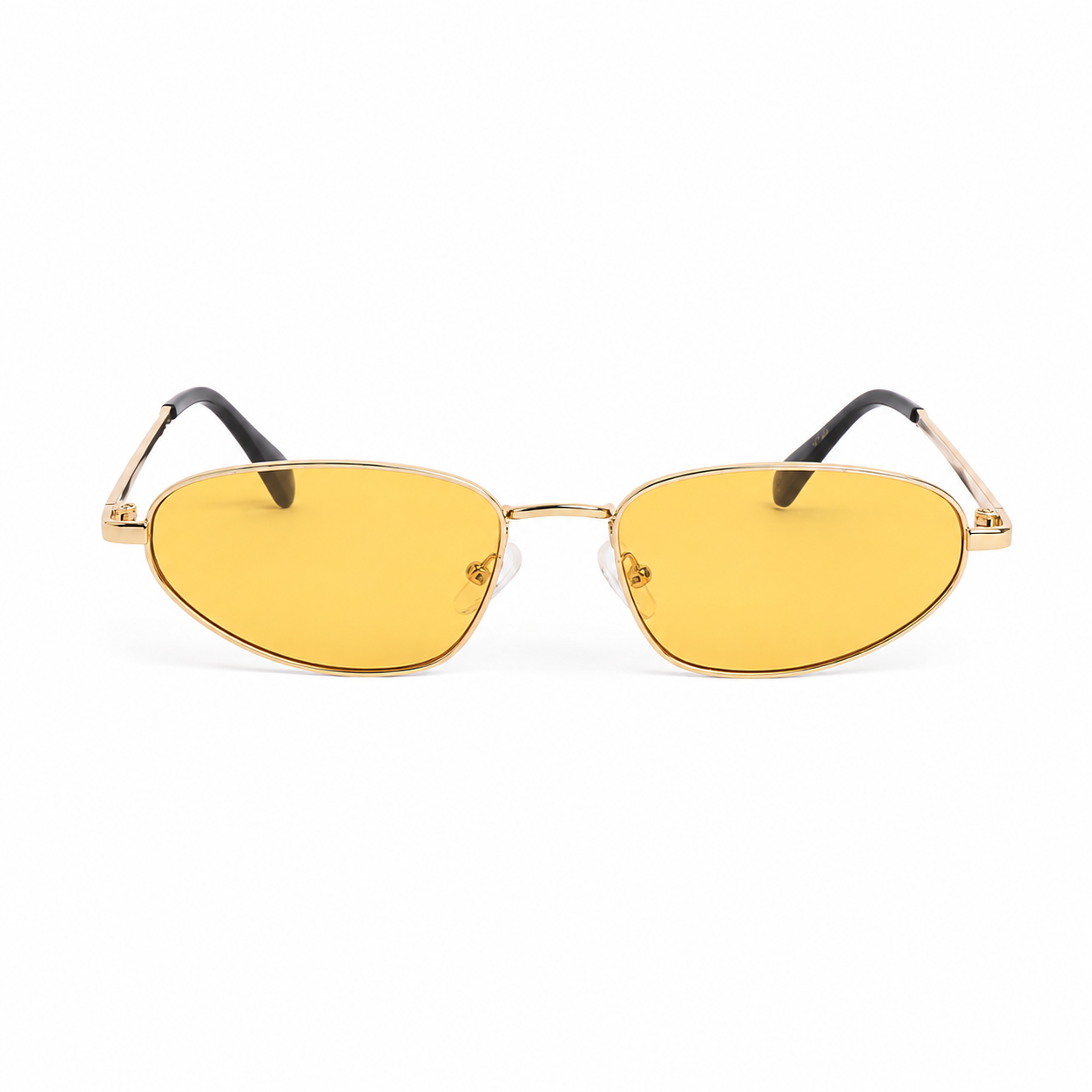 Lentes de sol LIMA de Solivo Eyewear — montura dorada con lente amarillo, protección UV400, Costa Rica