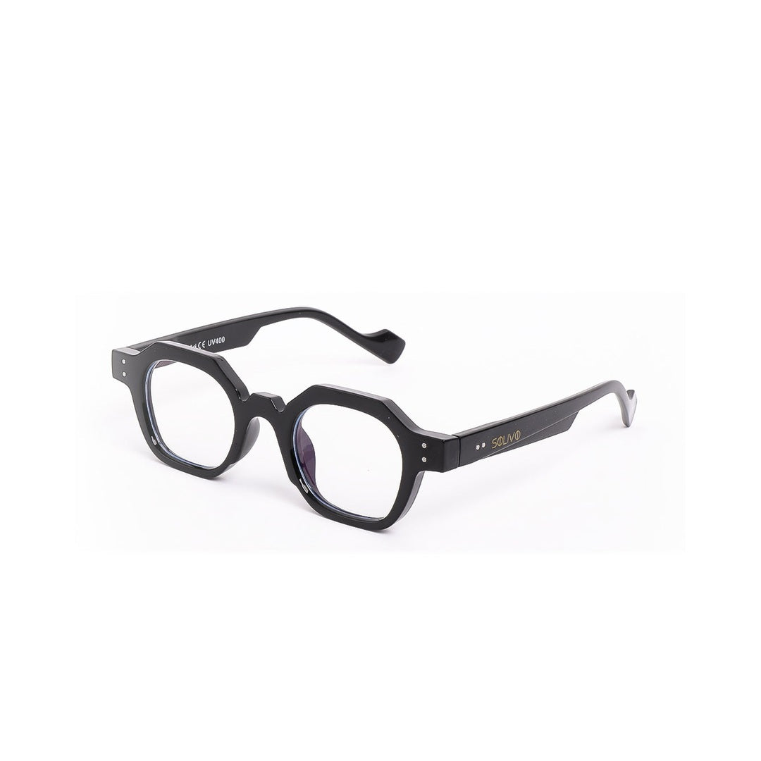 Lentes de sol ARI Blue light de Solivo, con diseño moderno y elegante en color negro, perfectos para disfrutar del sol con estilo y protección UV400.