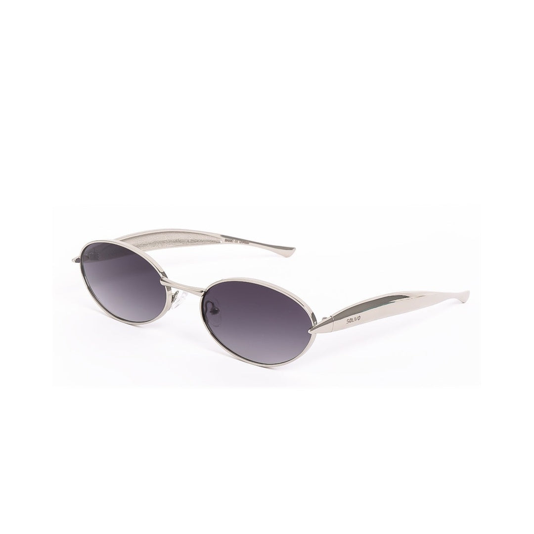 Lentes de sol BARC Plateado de Solivo — estilo premium con filtro UV400 que reduce reflejos
