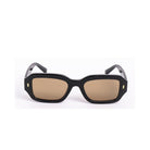 Lentes de sol BEA en color negro beige de Solivo, con diseño moderno y lentes polarizados para una protección UV400.