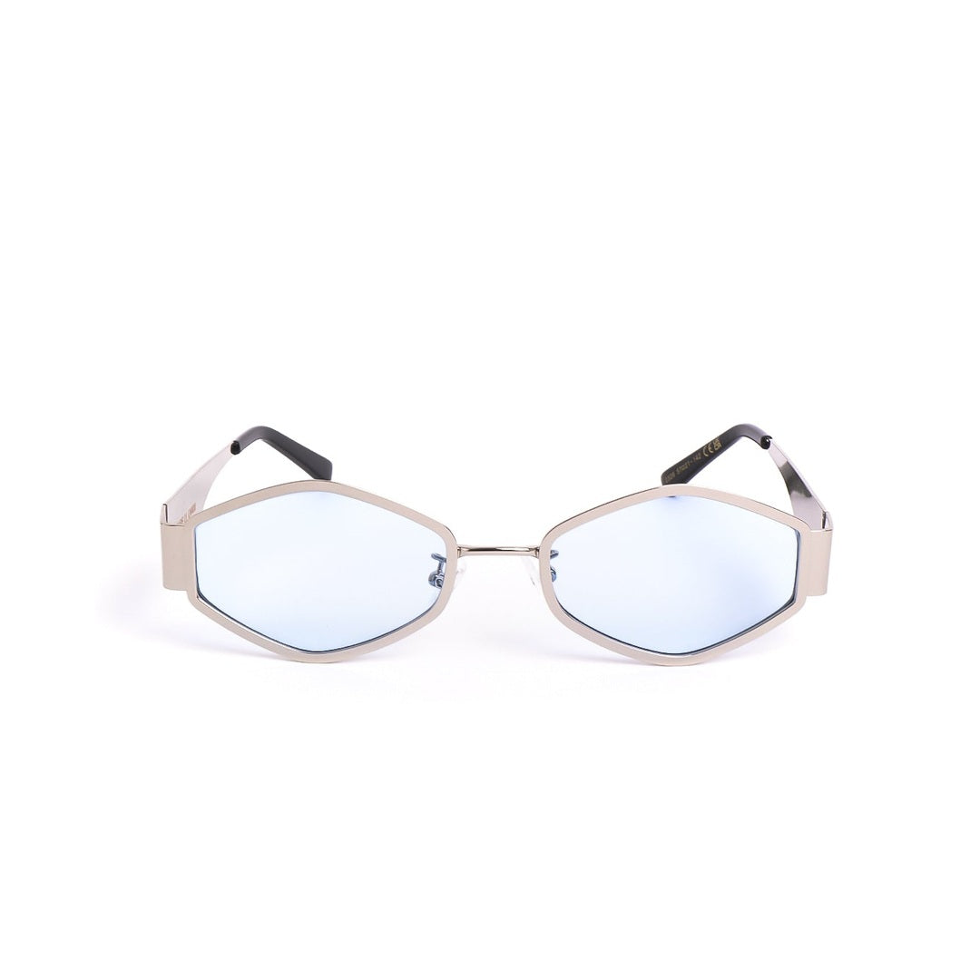 Lentes de sol CAPE - Plateado de Solivo, con diseño elegante y lentes polarizados, ideales para un estilo moderno y protección ocular.