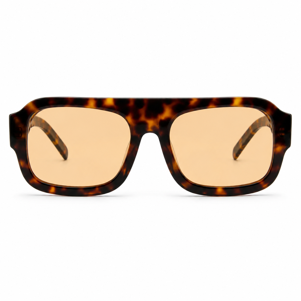 Lentes de sol Élan Carey Naranja de Solivo Eyewear con protección UV400 — montura tortoise con lente naranja, Costa Rica