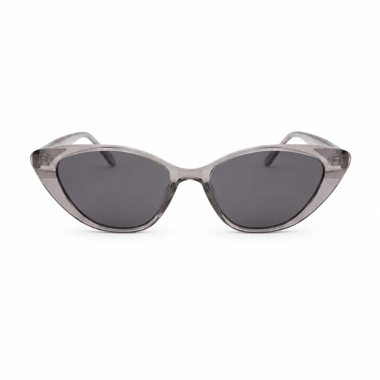 Lentes de sol LIA de Solivo Eyewear — montura cristal con lente negro, protección UV400, Costa Rica