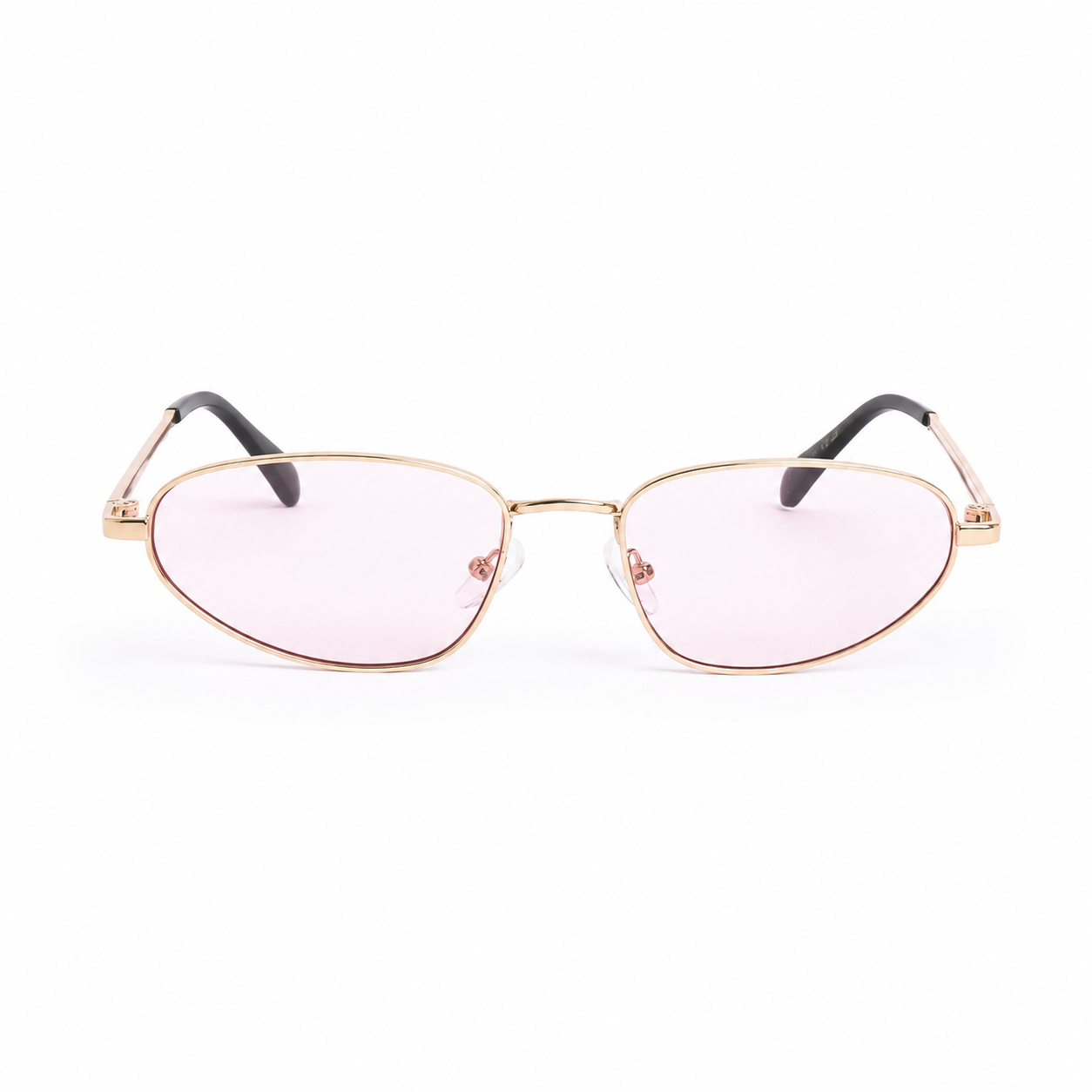 Lentes de sol LIMA de Solivo Eyewear — montura dorada con lente rosa, protección UV400, Costa Rica