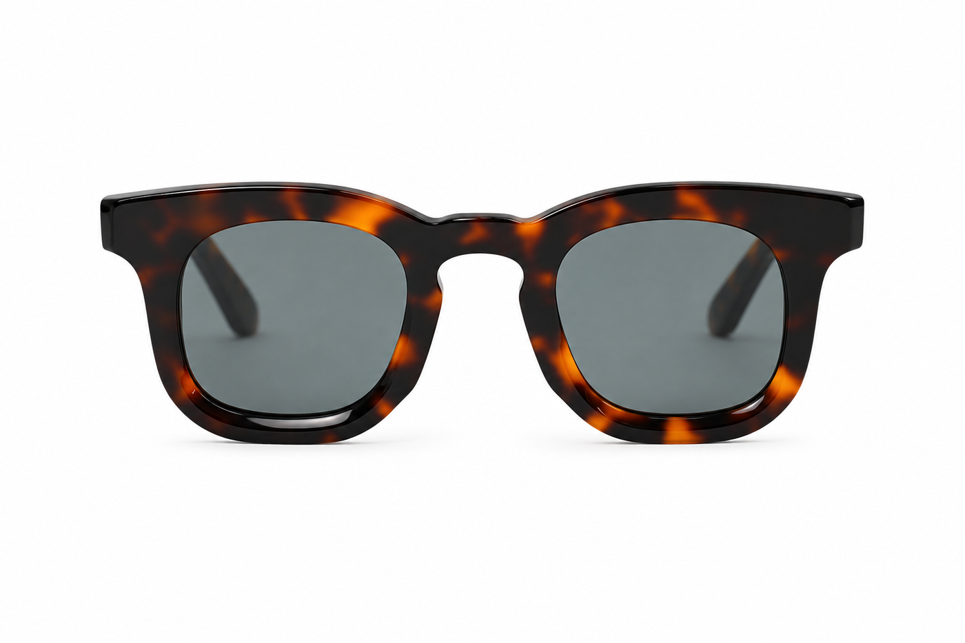 Lentes de sol MAZE Fuego Gris de Solivo Eyewear con protección UV400 — montura tono fuego, Costa Rica