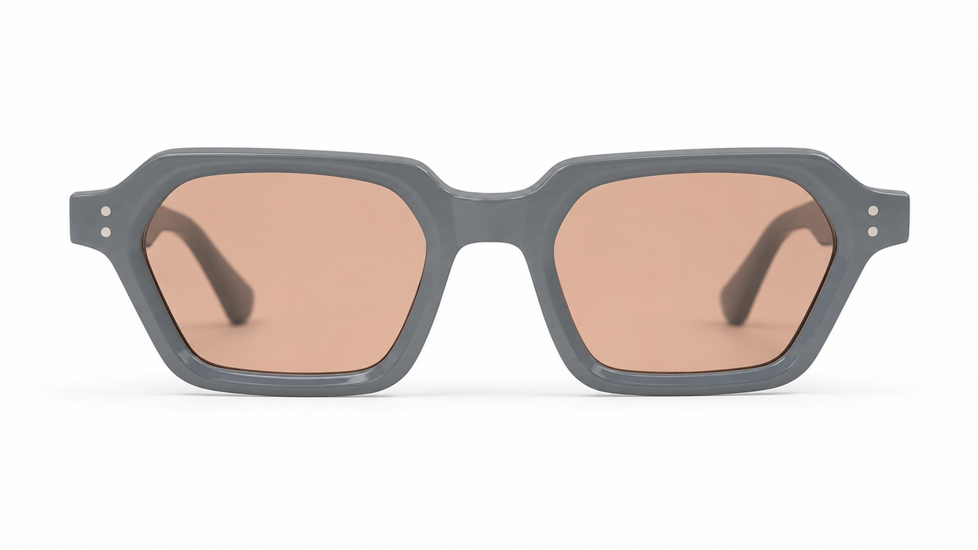 Lentes de sol RAMOS Gris Beige de Solivo Eyewear con protección UV400 — montura gris beige, Costa Rica