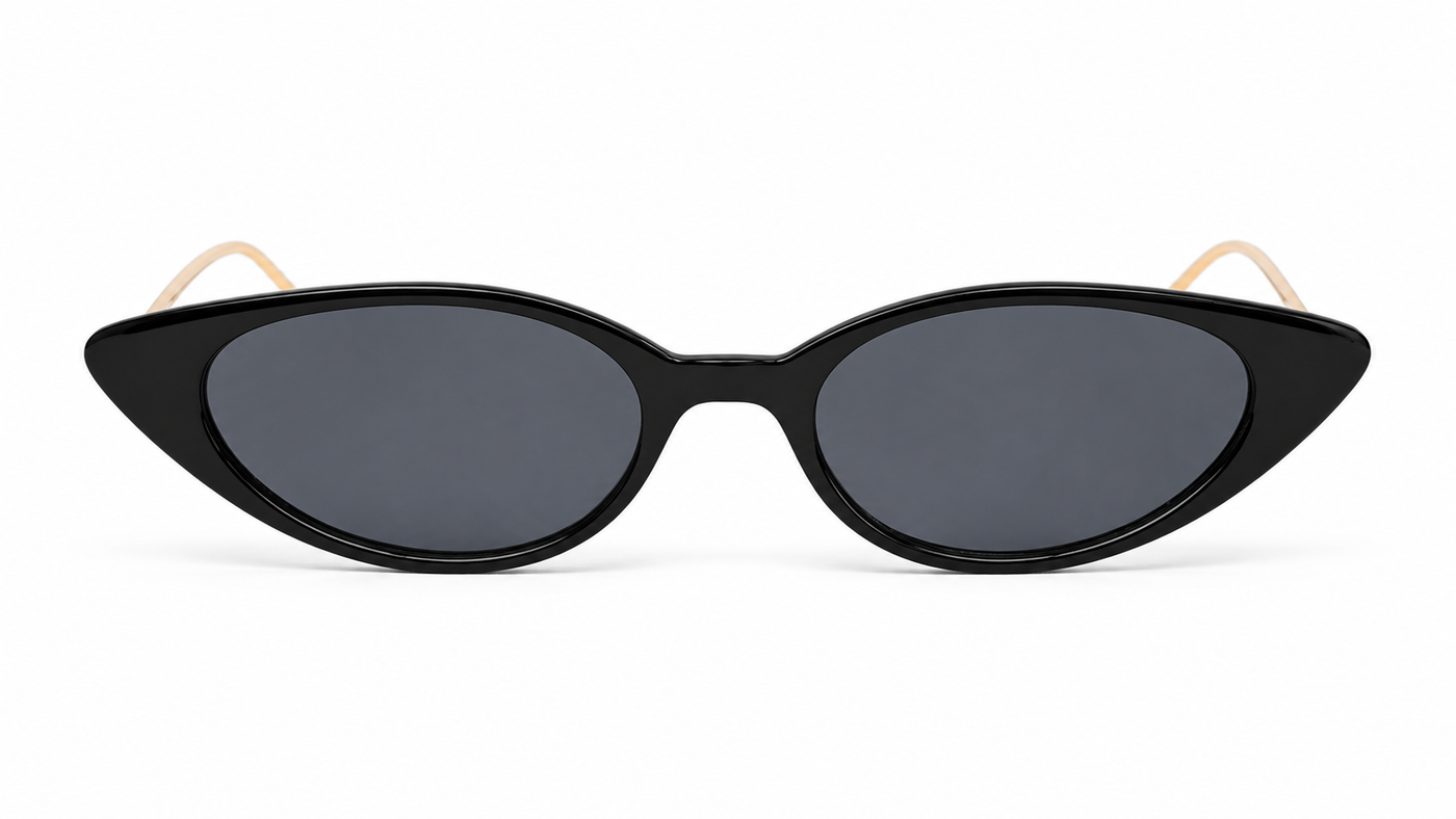 Lentes de sol SASHA Negro de Solivo Eyewear con protección UV400 — montura negra, Costa Rica