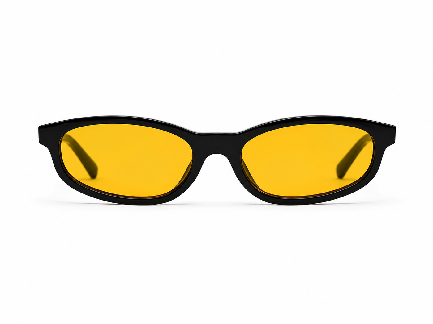 Lentes de sol SOFI Negro Amarillo de Solivo Eyewear con protección UV400 — montura negra con lente amarillo, Costa Rica