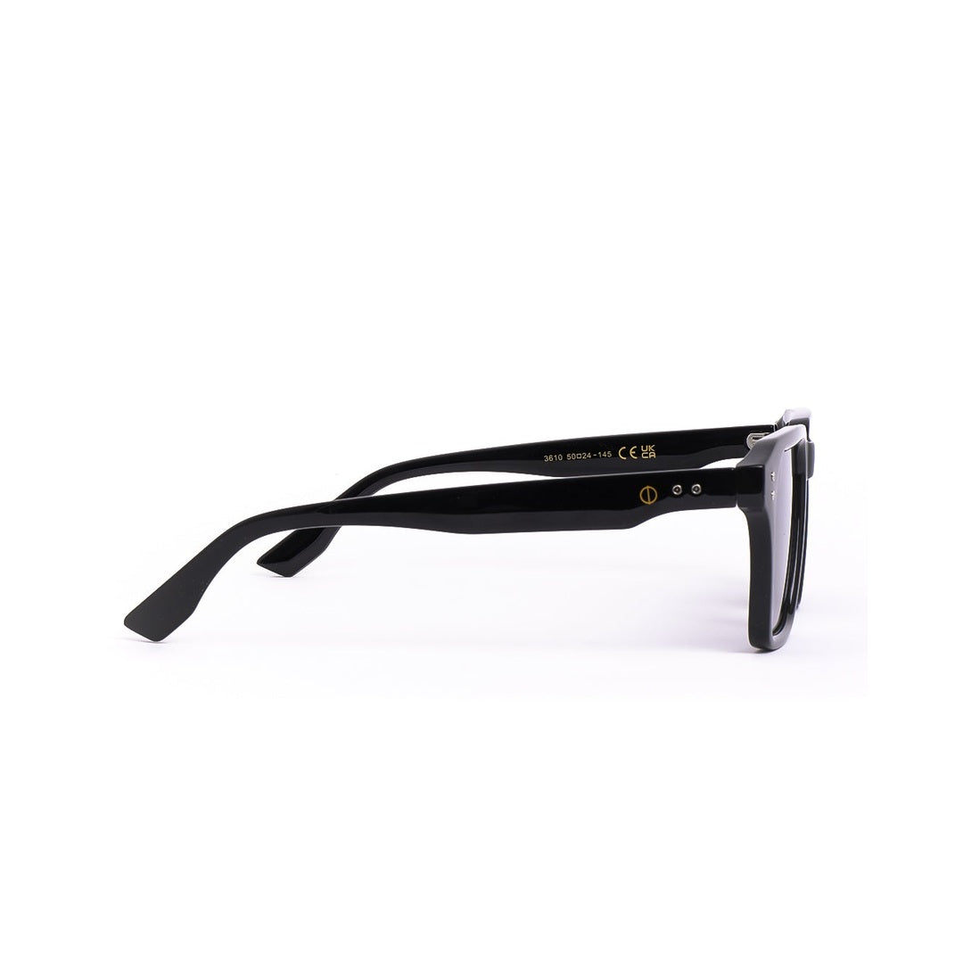 Vista lateral de los lentes DUBL de Solivo, mostrando su diseño ligero y contemporáneo, ideales para cualquier ocasión y con protección UV400.