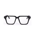 Gafas de sol DUBL Blue light negras de Solivo, diseño elegante y moderno, vista frontal para disfrutar de estilo y protección.