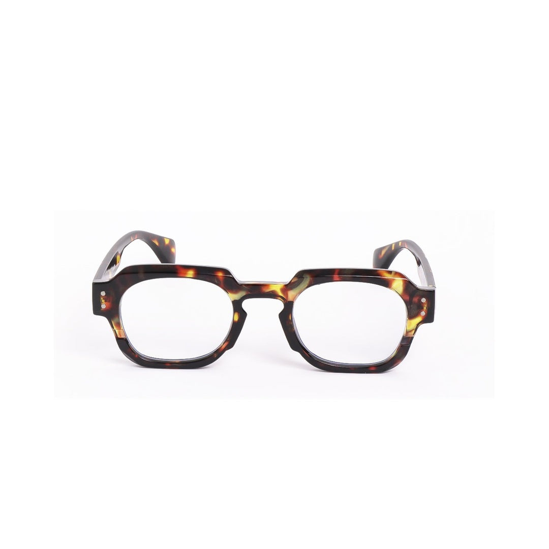 Lentes de sol Elle Blue light de Solivo, diseño elegante y moderno en patrón carey, ideales para proteger los ojos con estilo.