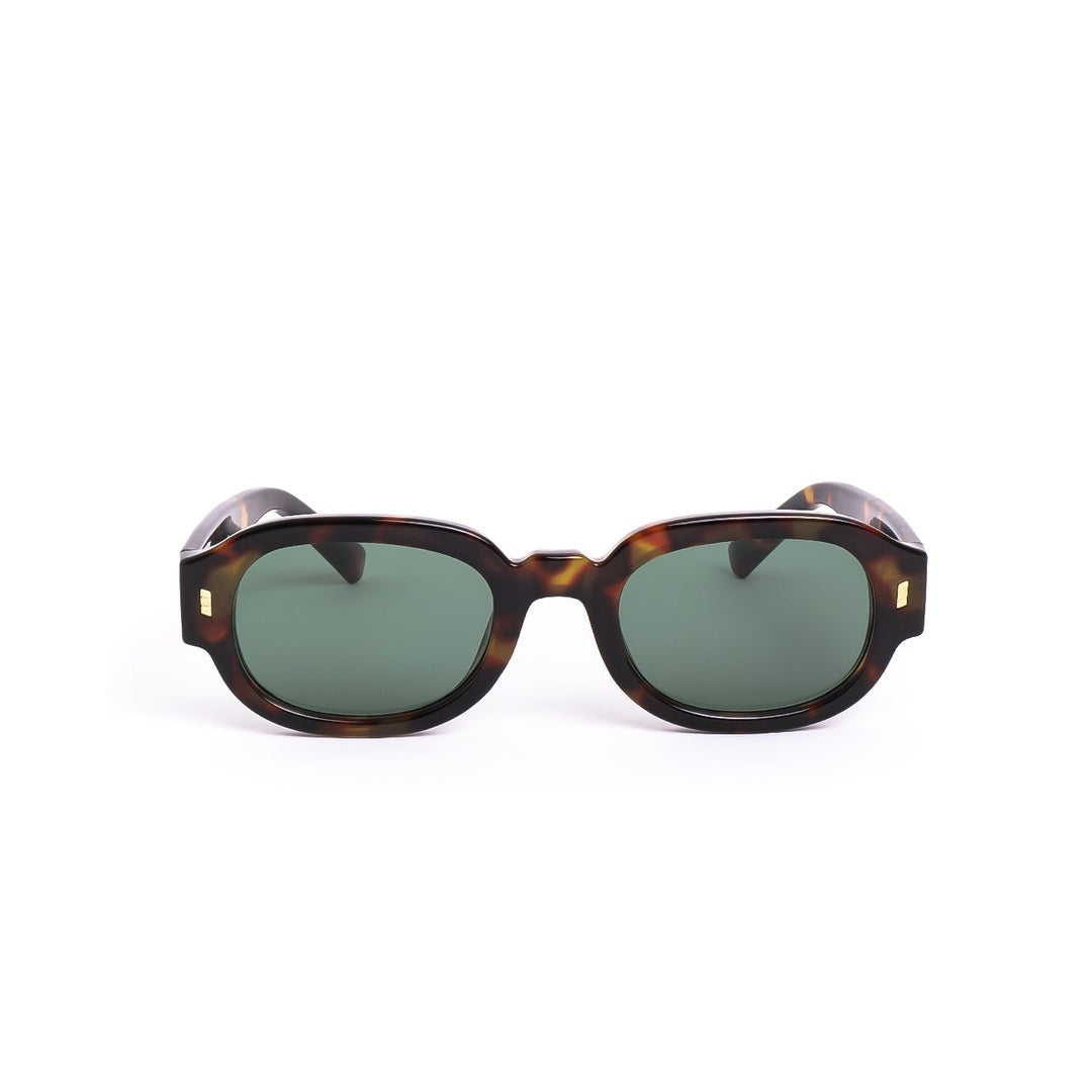 Lentes de sol ELY de Solivo, diseño elegante con marcos de carey y lentes polarizados que ofrecen protección UV400 y estilo moderno.