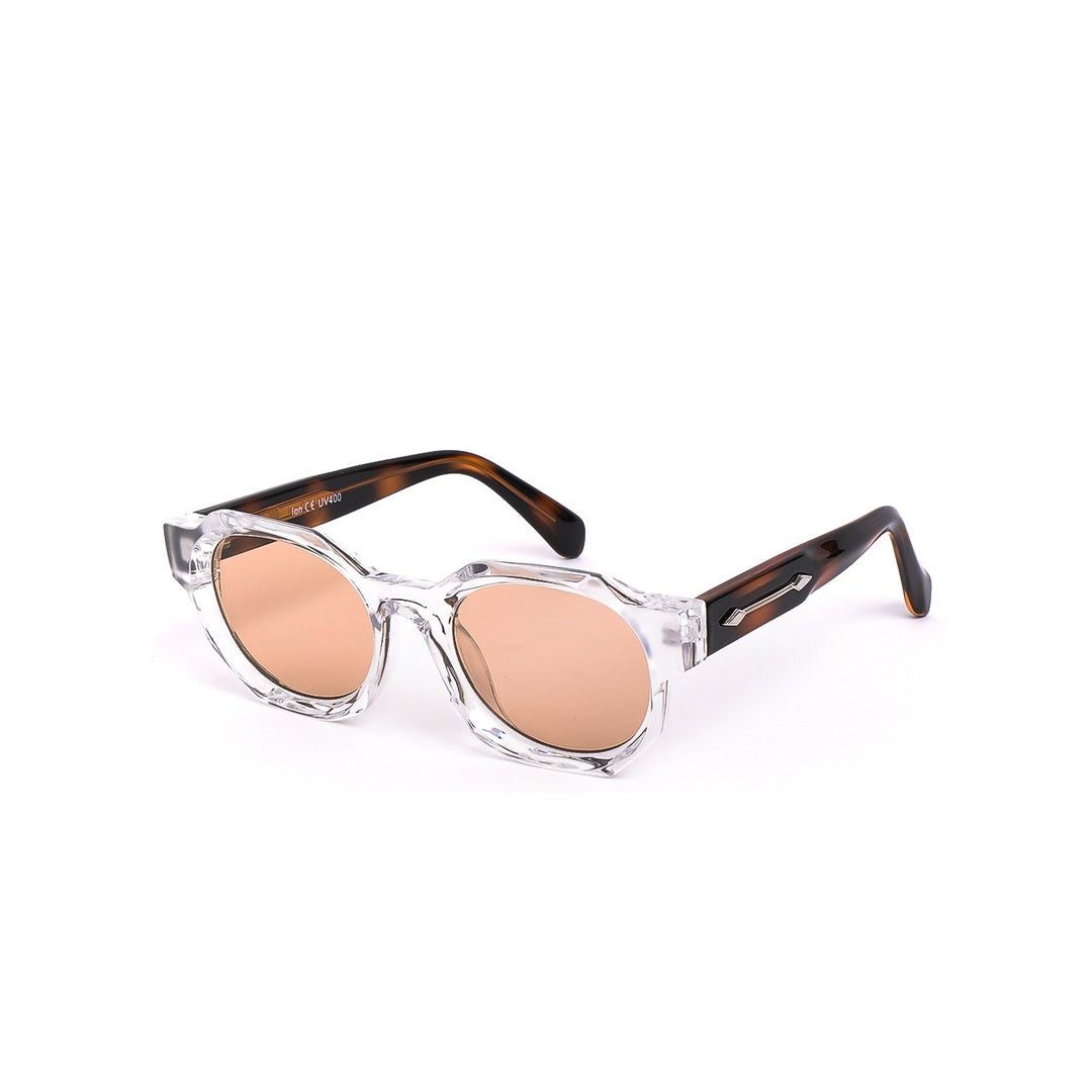 Gafas de sol LON Cristal Carey de Solivo, con diseño elegante en tonos claros y lentes polarizados, ideales para proteger tus ojos con estilo.