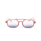 Gafas de sol LIV de Solivo con diseño moderno y elegante, lente gris degradado en forma hexagonal.