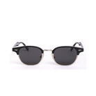 Lentes de sol LUX de Solivo en diseño moderno color plateado negro, ideal para combinar estilo y protección en cualquier ocasión.