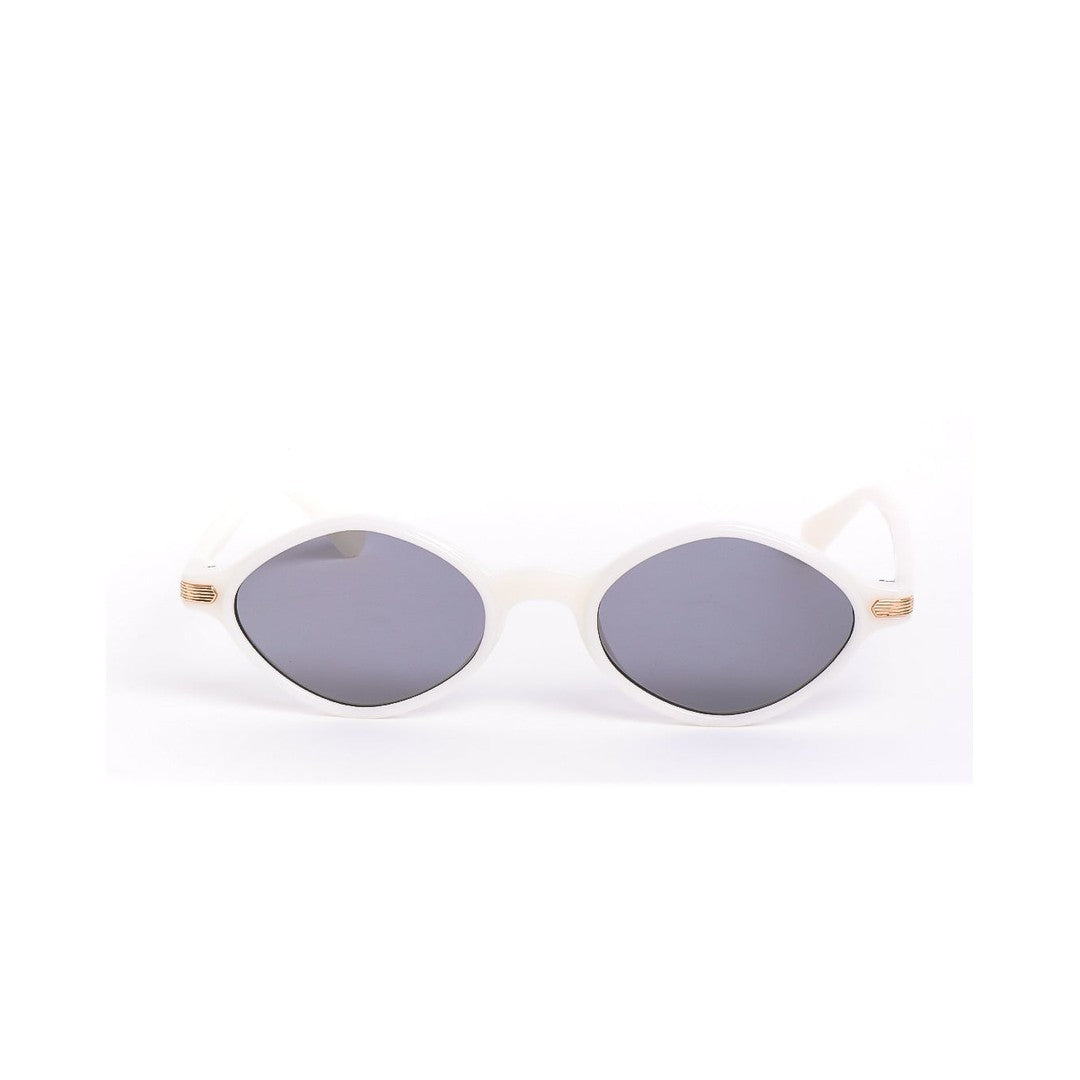 Lentes de sol MIAM Blanco Gris de Solivo, diseño moderno y elegante con protección UV400, ideales para cualquier ocasión.
