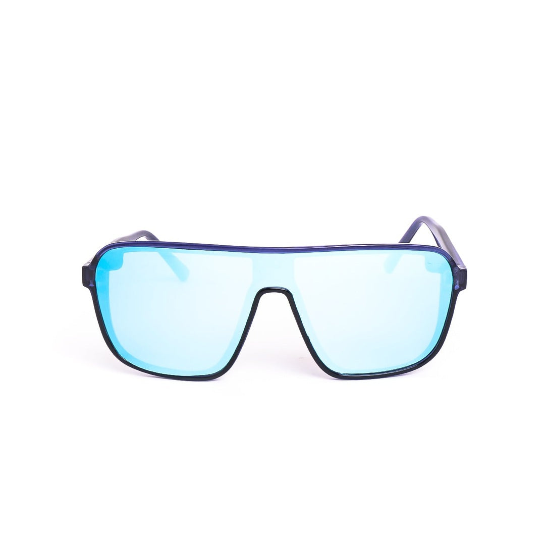 Lentes de sol MIA de Solivo con diseño moderno y óptica azul reflejante, ideal para proteger tus ojos bajo el sol.