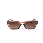 Lentes de sol NOX de Solivo, diseño frontal elegante con tonalidades marrones, perfectos para un look moderno y sofisticado.