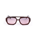 Lentes de sol Oro de Solivo, diseño elegante y moderno, con lentes polarizados en color rosa y marco tonal oscuro, perfectos para destacar en cualquier ocasión.