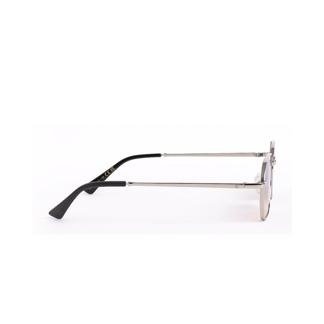 Perfil de las gafas de sol OSAK de Solivo, diseño elegante con varillas delgadas, perfectas para combinar estilo y funcionalidad.