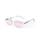 Lentes de sol SKY - Cristal Pink de Solivo, vista lateral, con lentes polarizados y estructura elegante para protección UV.