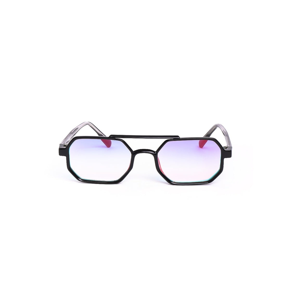 Gafas de sol SKY - Negro Pink de Solivo, modernas y elegantes, con diseño octogonal y lentes degradados en colores. Perfectas para resaltar tu estilo en cualquier actividad al aire libre.