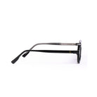 Lentes de sol SKY de Solivo en color negro lila, mostrando el diseño elegante y moderno del marco de los anteojos.