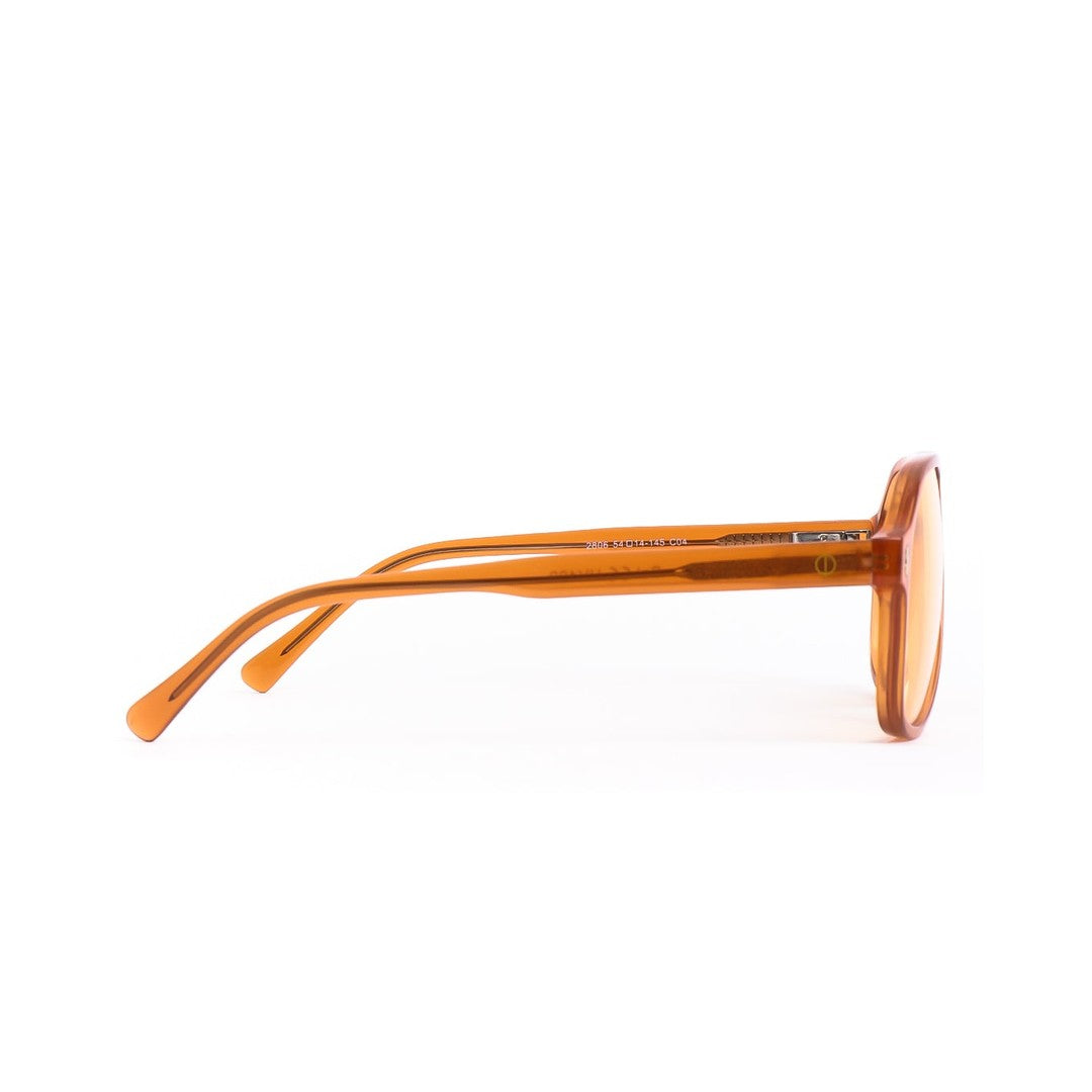 Vista lateral de los lentes de sol Sol Naranja de Solivo — estilo elegante y protección UV400