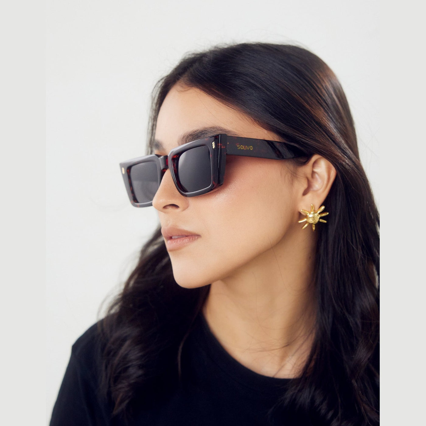 Lentes de sol Ava Carey de Solivo — estilo moderno con protección UV400 para el día a día