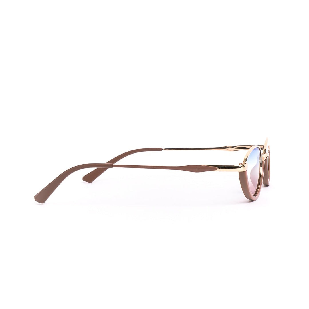 Lentes de sol TORO de Solivo, vista desde atrás con un diseño estilizado que combina moda y funcionalidad, ofreciendo protección UV.