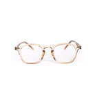 Lentes de sol VIEN de Solivo en color beige, vista frontal con diseño moderno y elegante.