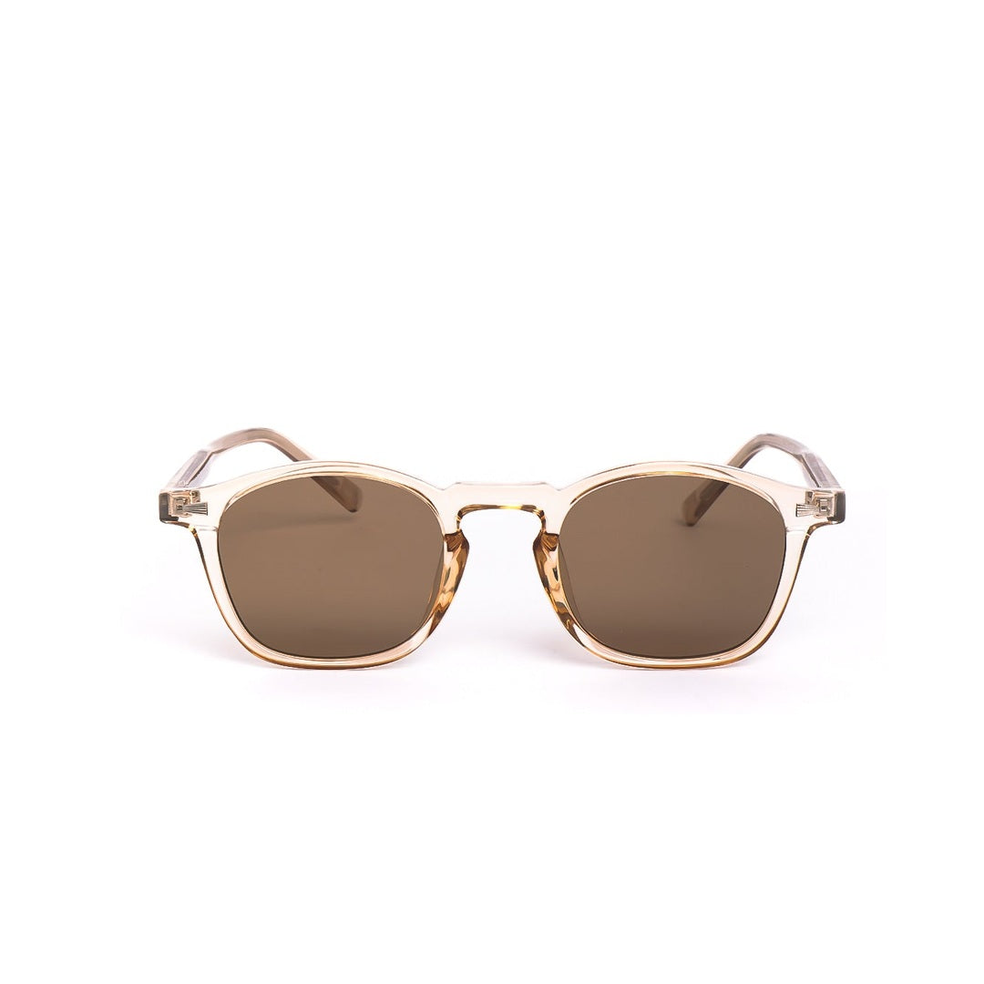 Lentes de sol VIEN Beige Café de Solivo Eyewear con protección UV400 — montura clara con lente marrón, Costa Rica