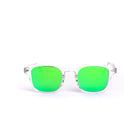 Lentes de sol VAN - Verde de Solivo con reflejo verde, diseño moderno y elegante, ideales para protección UV y estilo.