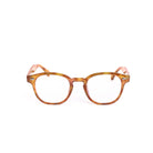 Lentes de sol ZEA de Solivo, vista frontal con marco elegante en tonos marrones, perfectos para un estilo sofisticado.