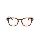 Lentes de sol ZEA de Solivo, estilo elegante y moderno, vistos de frente con cristales claros.