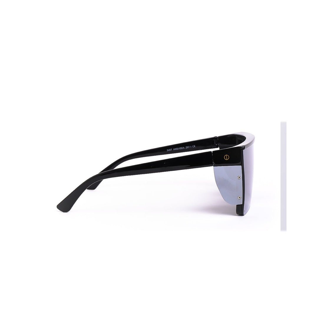 Lentes de sol LVY de Solivo vistos de lado, combinando comodidad y estilo con un diseño sofisticado.